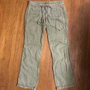 Olive green pants
